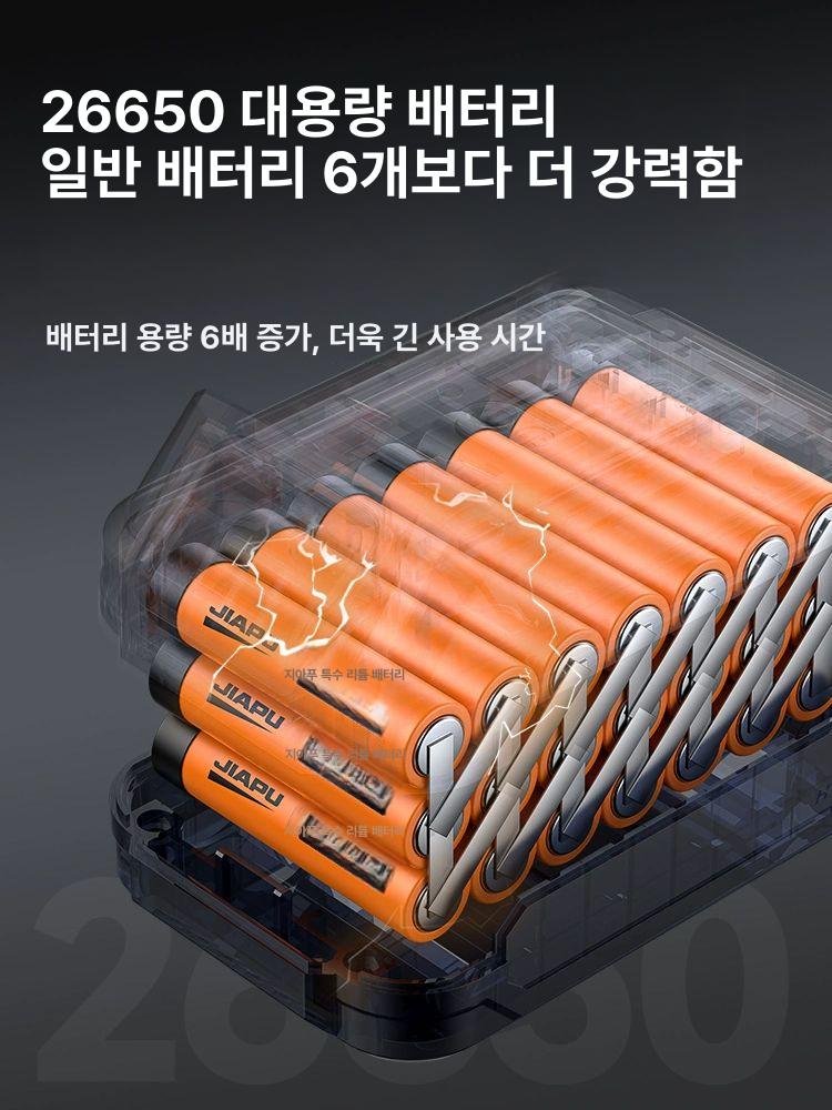 전지가위 전정가위 일제 충전식 원예가위 잔디 화훼 가지치기 적과 충전 브러시리스 98 단일 6.0AH - 상세 이미지 2
