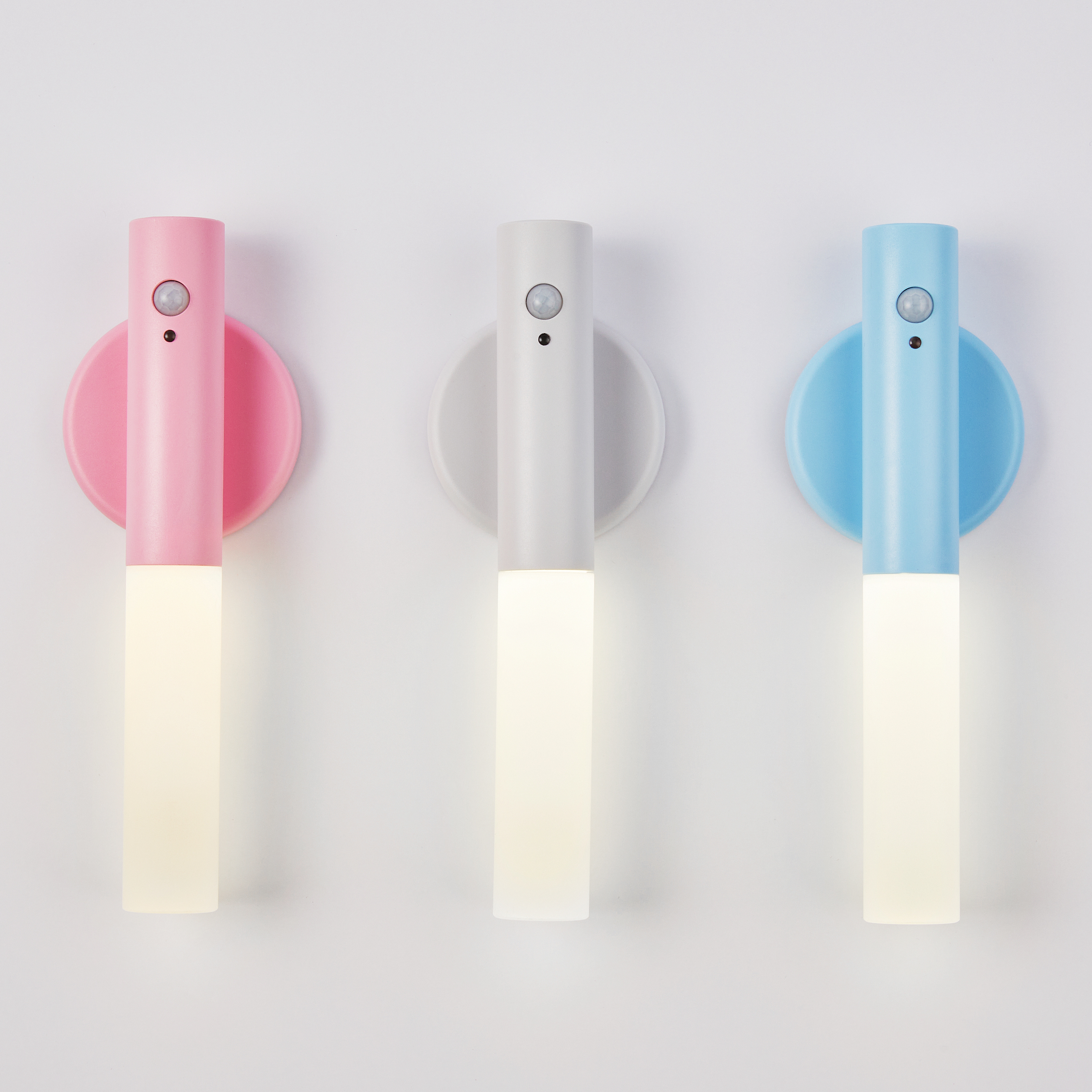 빌리온톤 무선 센서 자석부착 무드등 PASTEL 조명 로즈핑크 - 상세 이미지 4