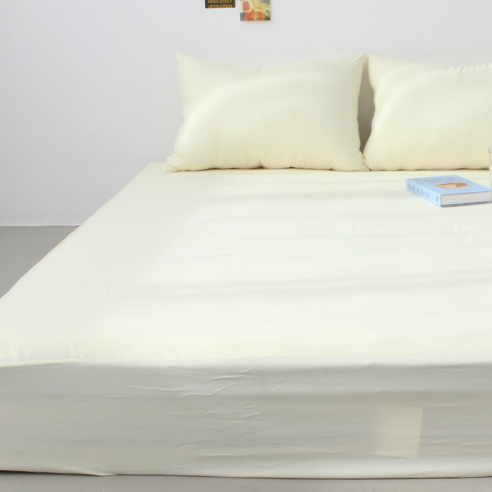 부드러운 아멜리 워싱 사계절 매트리스커버 레몬에이드, Q(퀸)