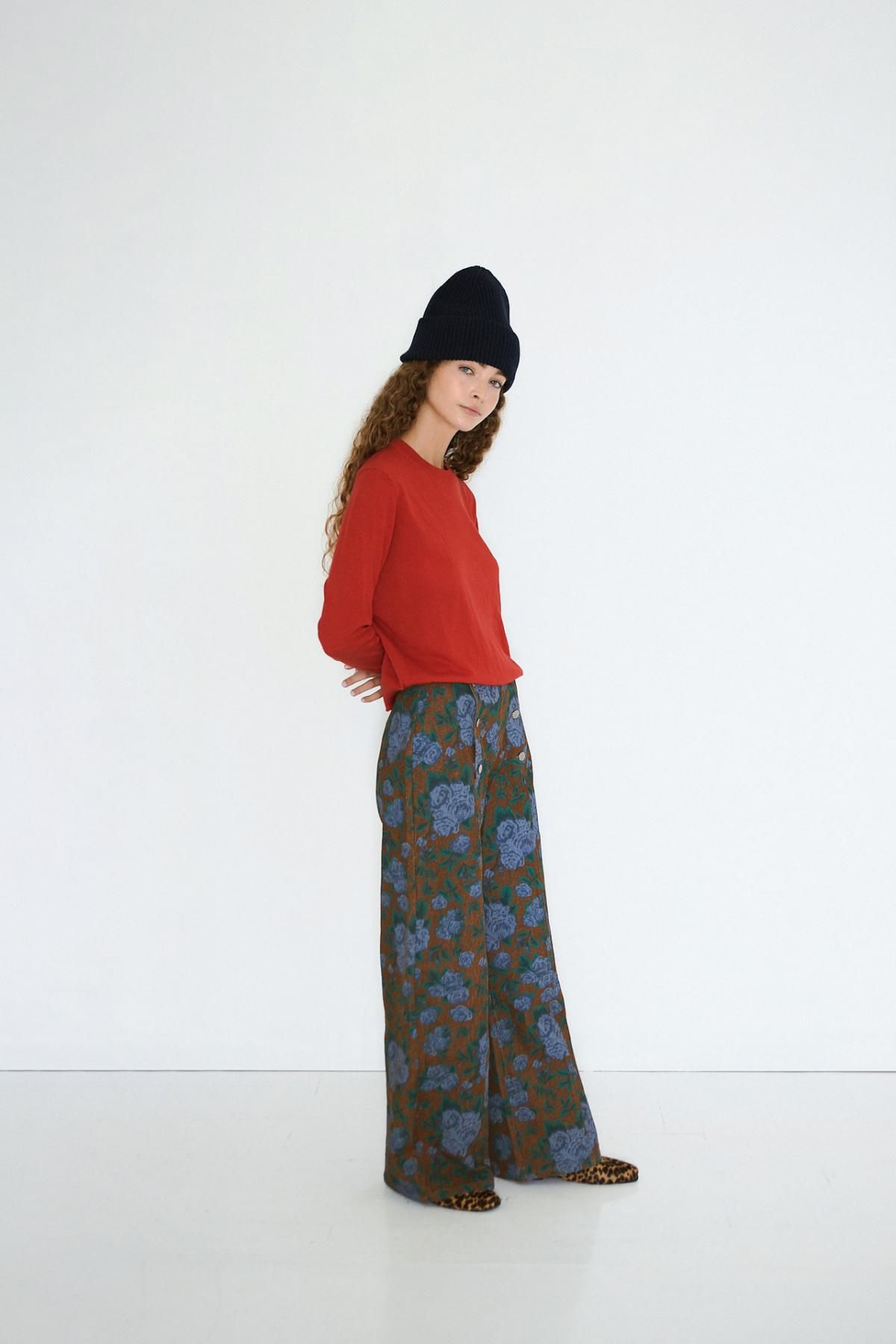타이니코튼 베이직 라운드넥 레드 니트 스웨터 AW25-796S47 ONE COLOR - 상세 이미지 5