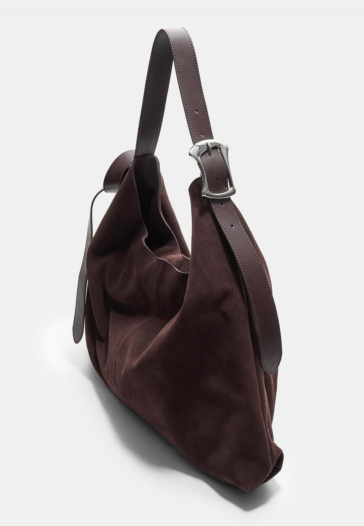 스트라디바리우스 소프트 레더 매듭 버클 호보백 3625/901 BROWN - 상세 이미지 2
