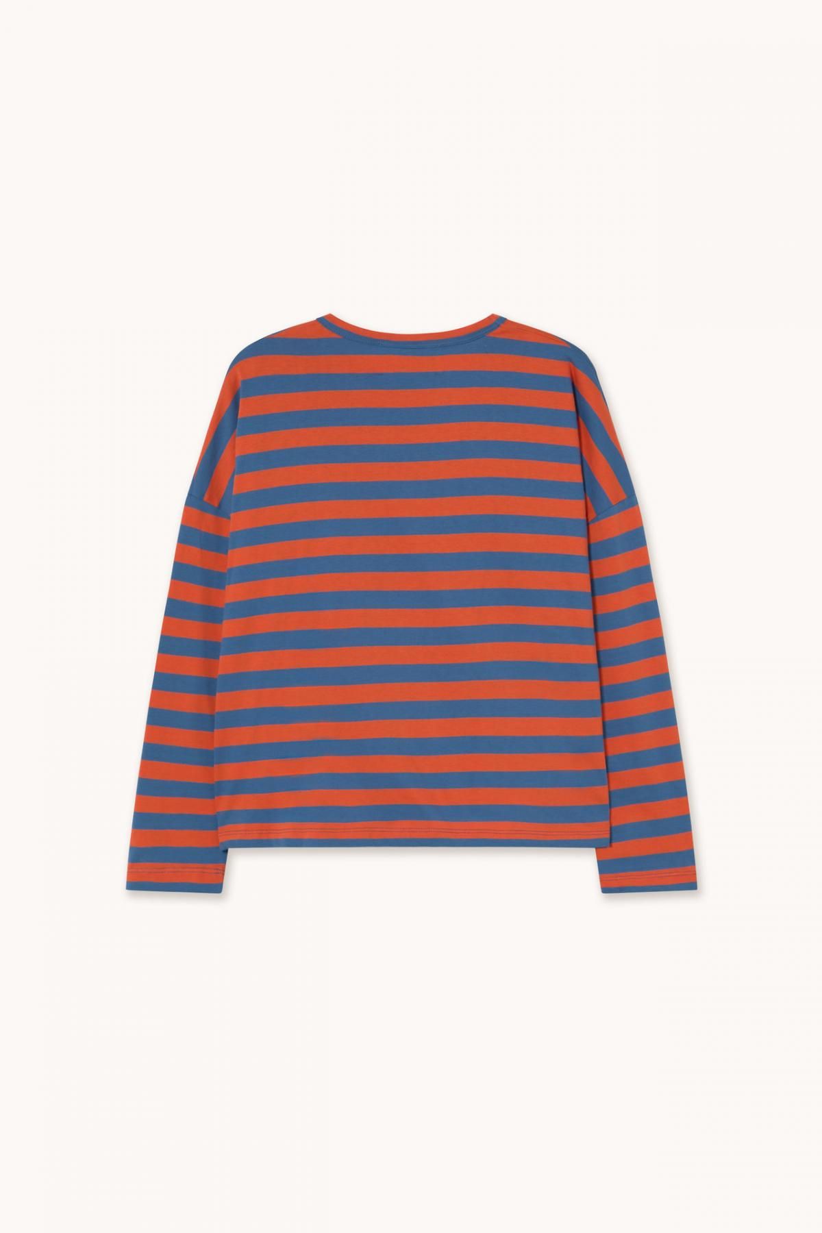 타이니코튼 라이트네이비 썸머 레드 스트라이프 긴팔 티셔츠 AW25-777S43 LIGHT NAVY/SUMMER RED - 상세 이미지 2