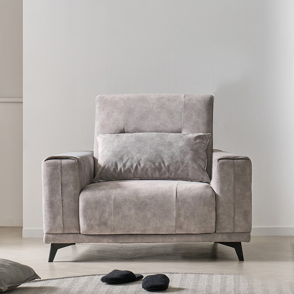 스코나 더스빌 아쿠아텍스 패브릭 모션 슬라이딩 무빙 침대 1인 리클라이너 소파