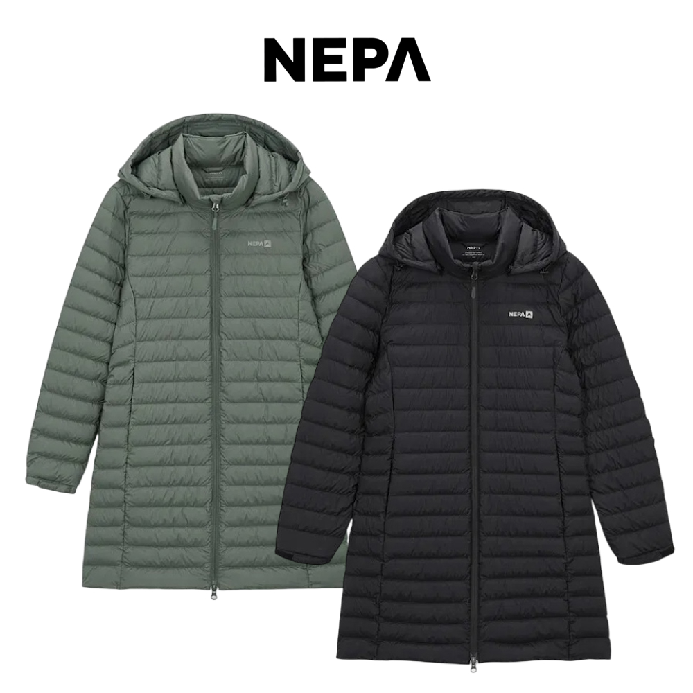 네파 롱 경량패딩 여성 구스다운 겨울패딩 거위털 등산점퍼