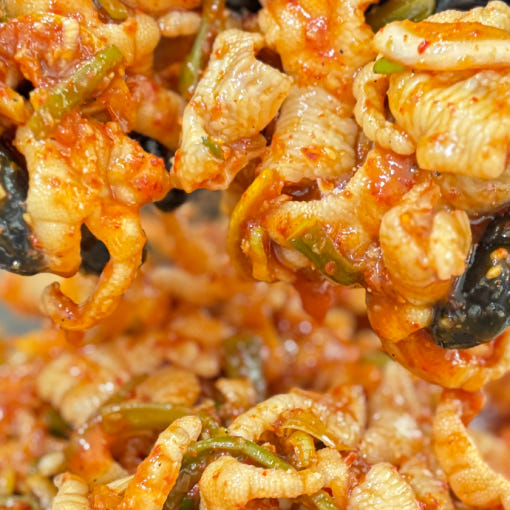 아삭 레몬무뼈닭발 레몬닭발 보통맛 500g 냉채 궁채 술안주 캠핑음식