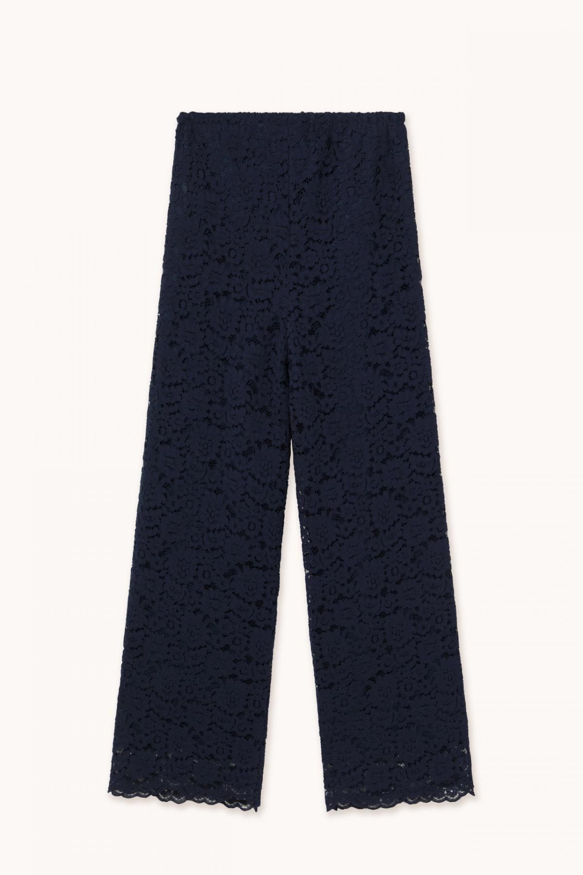 타이니코튼 레이스 네이비 와이드 팬츠 AW25-604107 ONE COLOR - 상세 이미지 2