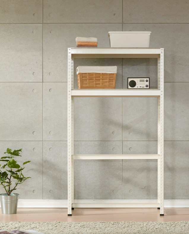 철제선반 조립식 앵글 렉 선반 창고 베란다 무볼트 헤머랙 4단 600x400x1500 - 상세 이미지 2