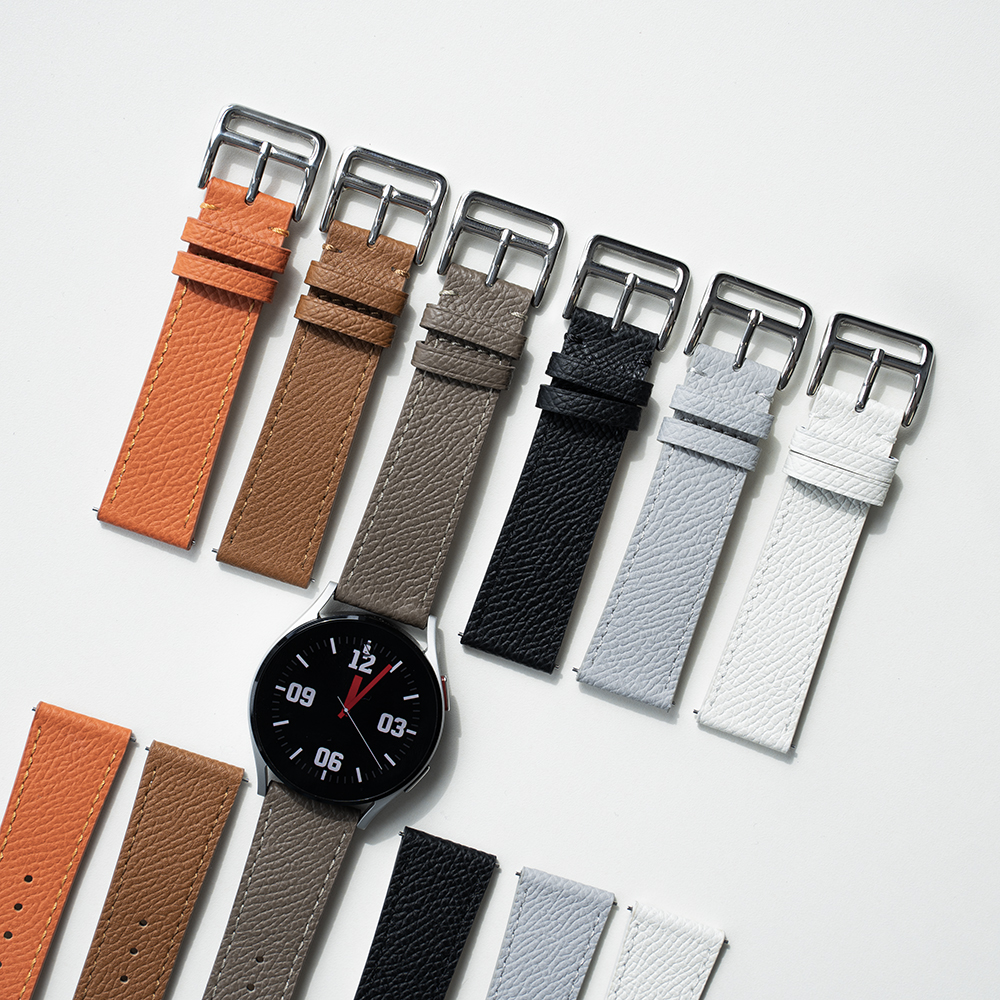 갤럭시워치 7 가죽 스트랩 에토프 클래식 6 5 4 앱송 시계줄 20mm
