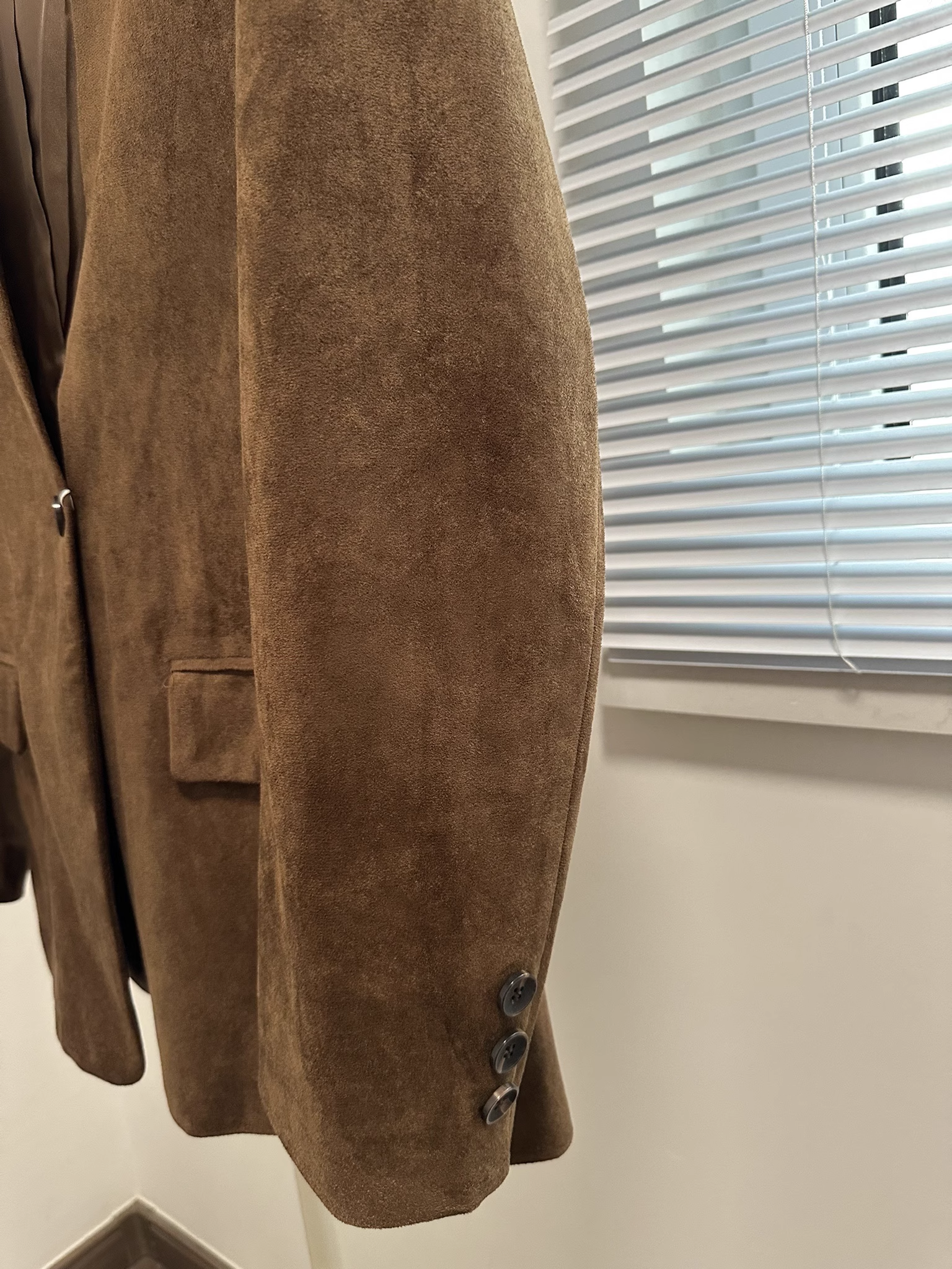 スエードジャケット ダークブラウン オールドマネー