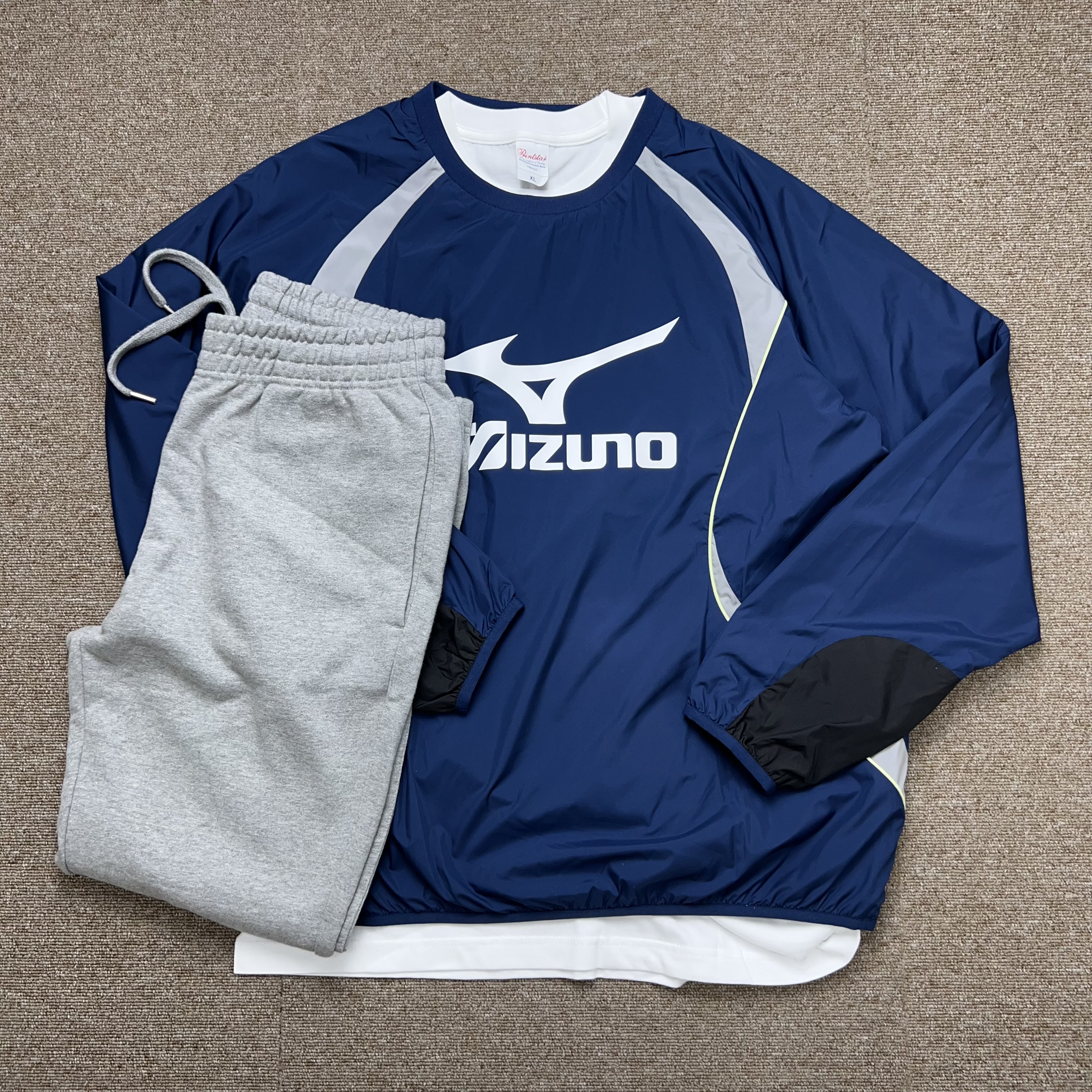 미즈노 빅로고 라운드 피스테 우븐 풋살복 32YE5A20 - 상세 이미지 4