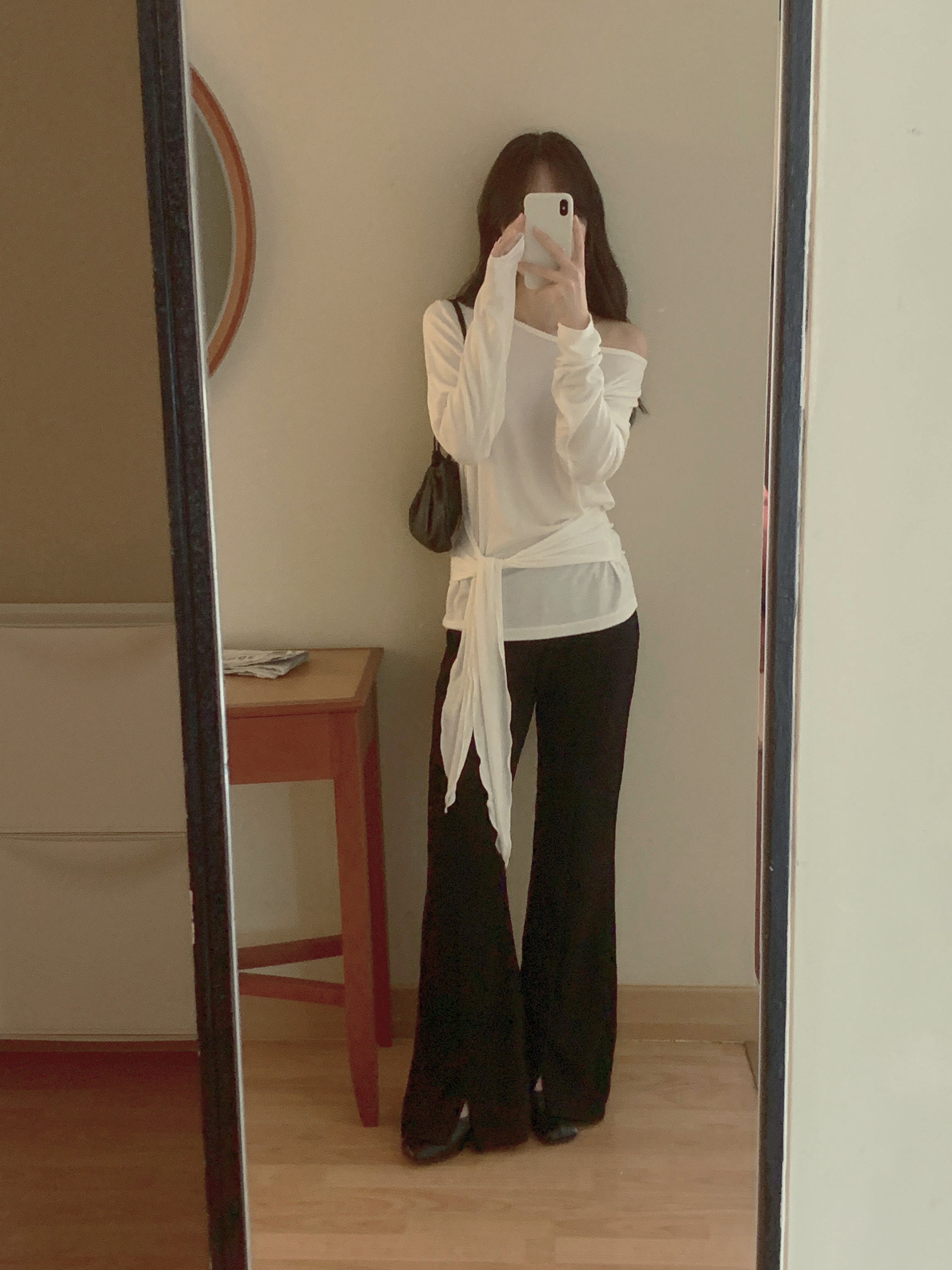 오버무드 골지 코듀로이  부츠컷 캐주얼 트레이닝 트임 라인 밴딩 팬츠 2color - 상품 이미지