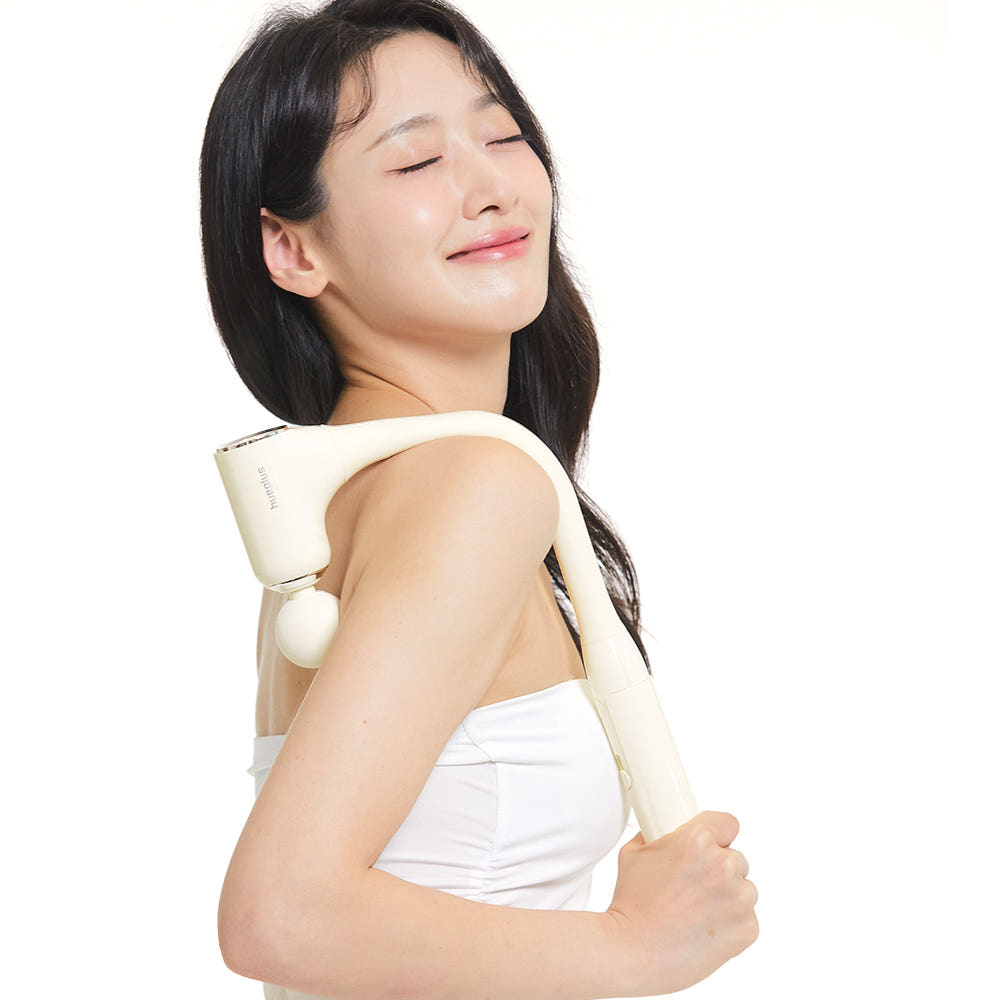 휴플러스 릴랙스 목 어깨 승모근 커브건 바닐라 1개 +1개 (2SET) - 상세 이미지 5