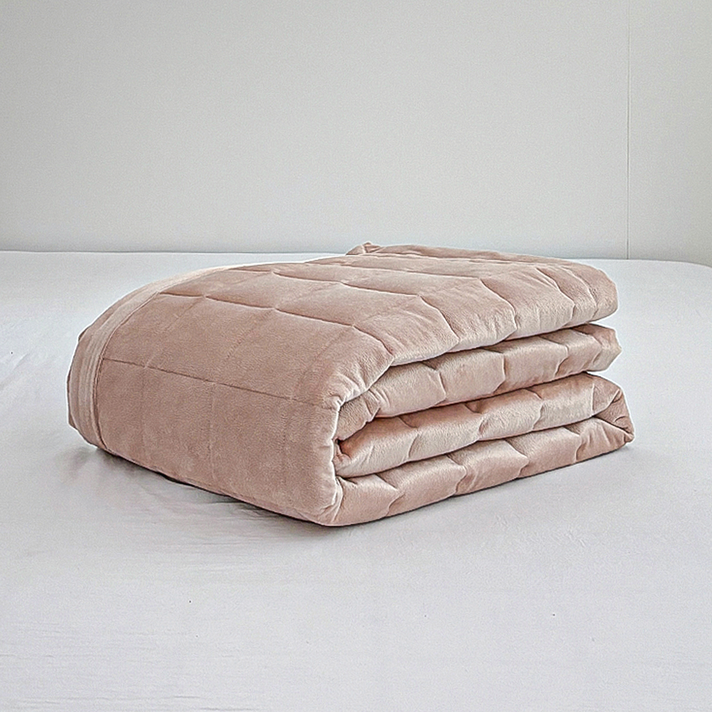 포근한 윈터테일 겨울 밍크 극세사 고정밴딩 침대패드 핑크 버니, DK(더블킹)