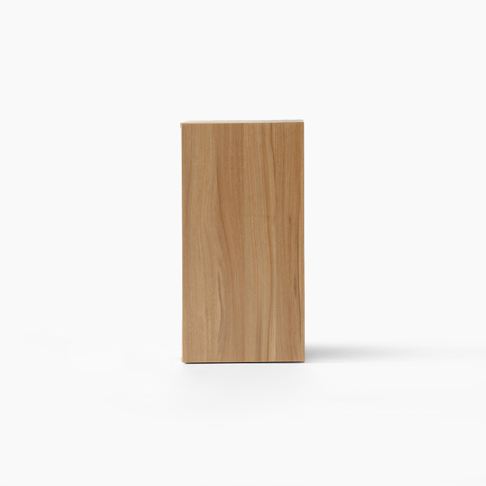 피크 1문 낮은수납장 784 398mmx410mmx784mm, 2단, 라이트브라운 2156.7145 - 메인 이미지