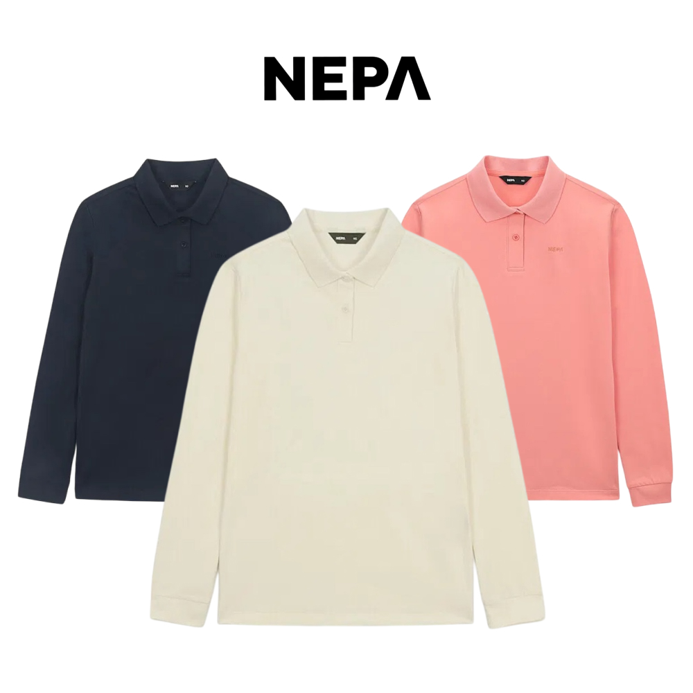 네파 긴팔 여성 티셔츠 폴로 카라 간절기 아웃도어 등산복 - 상품 이미지