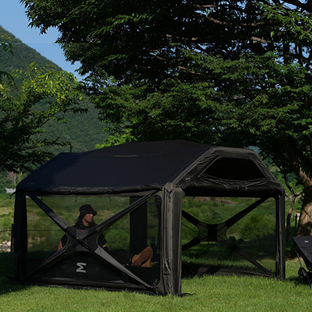 몬테라 큐벡스 2.8 에어쉘터 에어텐트 캠핑텐트 차박 쉘터