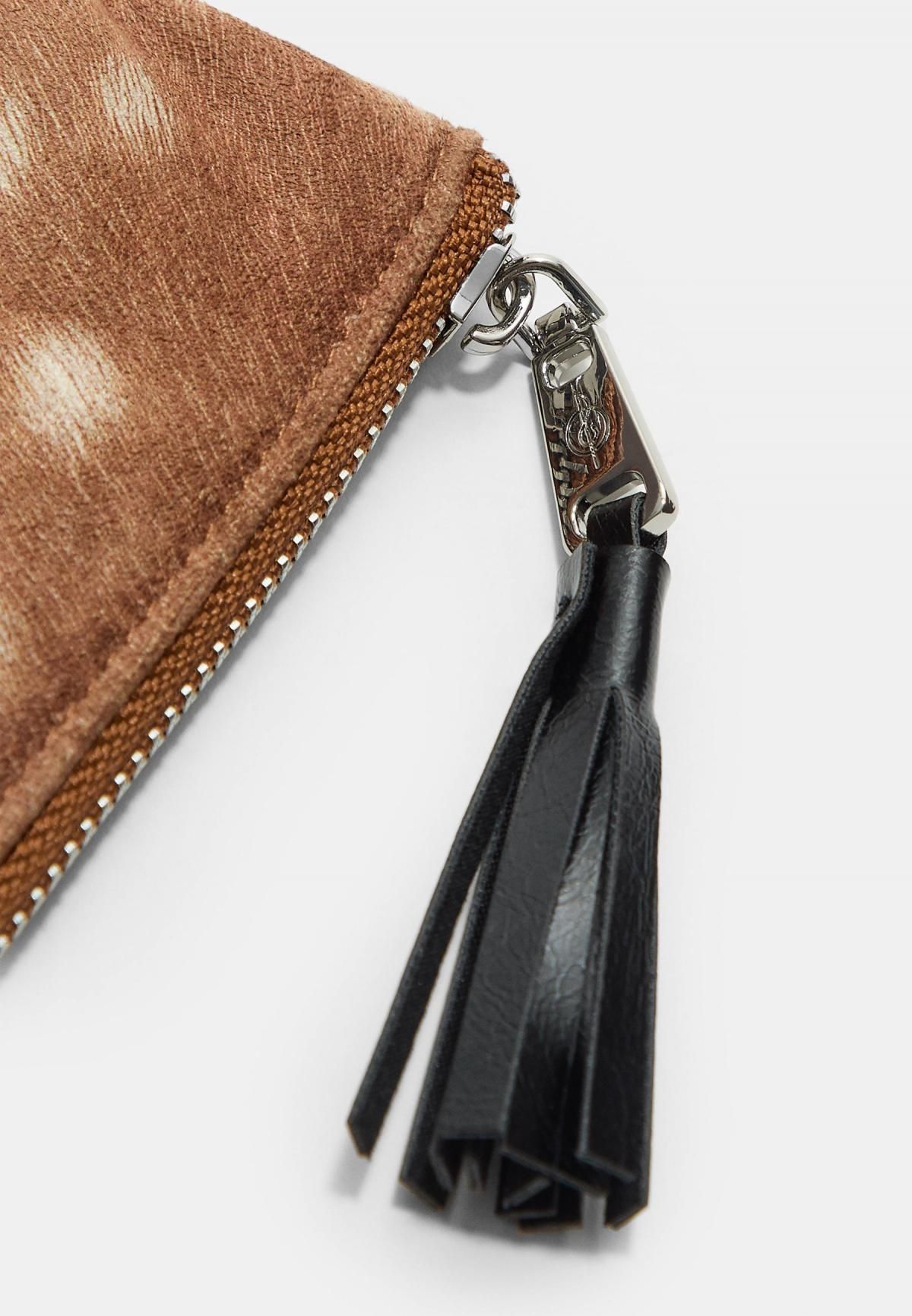 스트라디바리우스 애니멀 프린트 베이직 스몰 파우치 3715/901 BEIGE - 상세 이미지 2