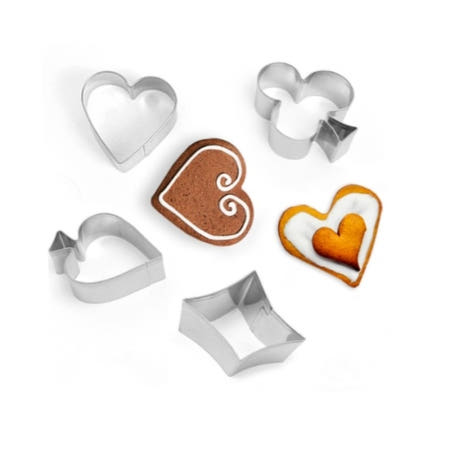 오와이규협력사 포커디자인 스텐 쿠키커터 4종세트 제과제빵 제빵도구 주방도구세트