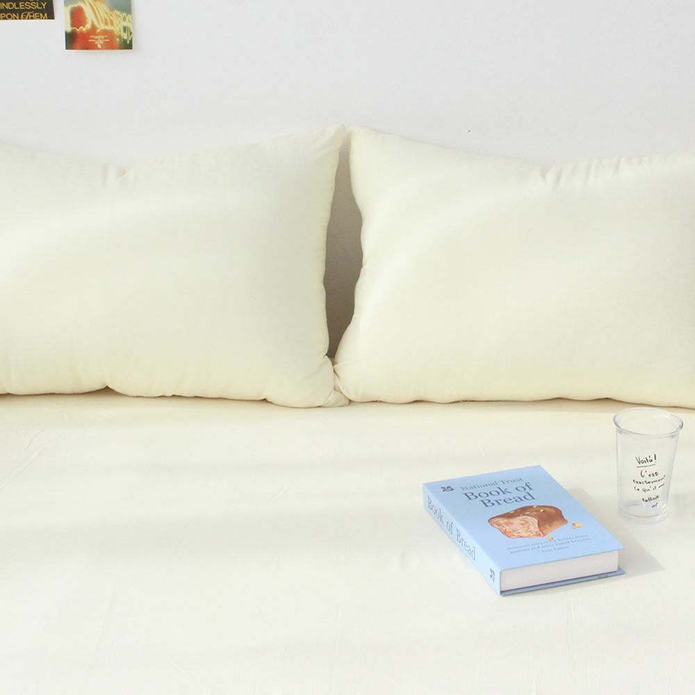 부드러운 아멜리 워싱 사계절 매트리스커버 레몬에이드, Q(퀸)