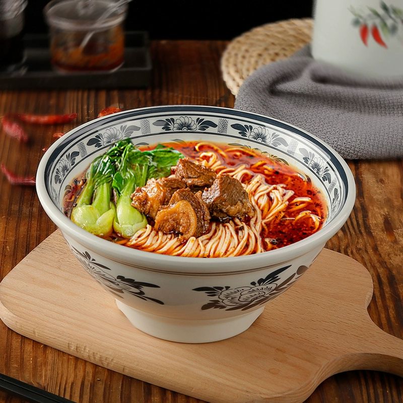 베트남 쌀국수 그릇 식당 대접 덮밥 양념 가정용 짬뽕 업소용 면기 강화 냉면 접시 인치 L8268 수복 일반 A5 1개 - 상세 이미지 2