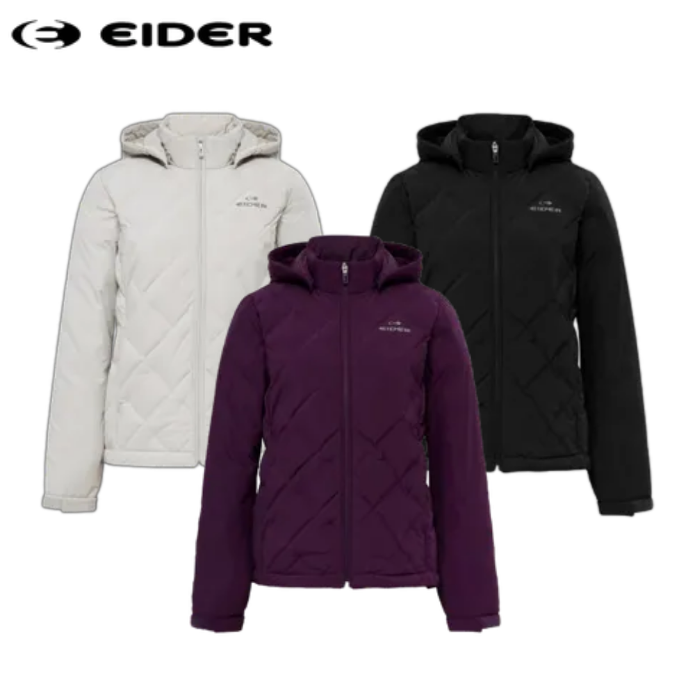 아이더 여성 경량 패딩 오리털 겨울 튜브 다운 자켓