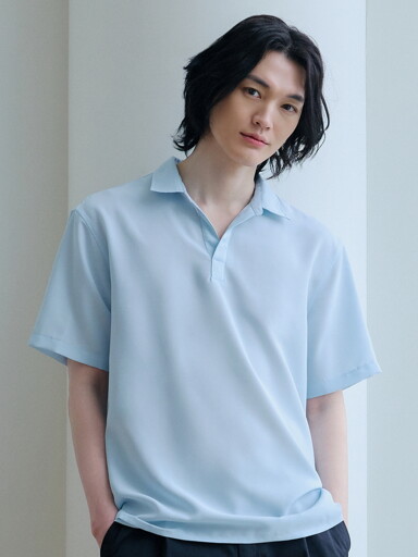 탑텐 남성 추연 풀오버 반팔 셔츠_MSE2WC1221