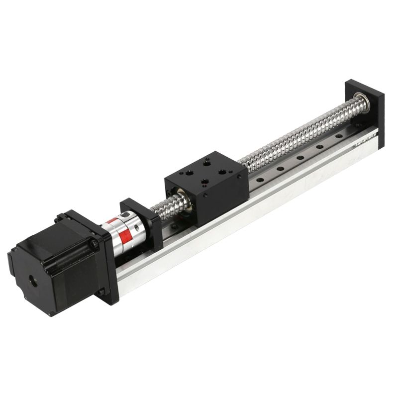 전동 리니어모터 스트로크 리니어액추에이터 유압 엑추에이터 왕복 볼스크류 1204행정 50mm 57모터포함 - 상품 이미지