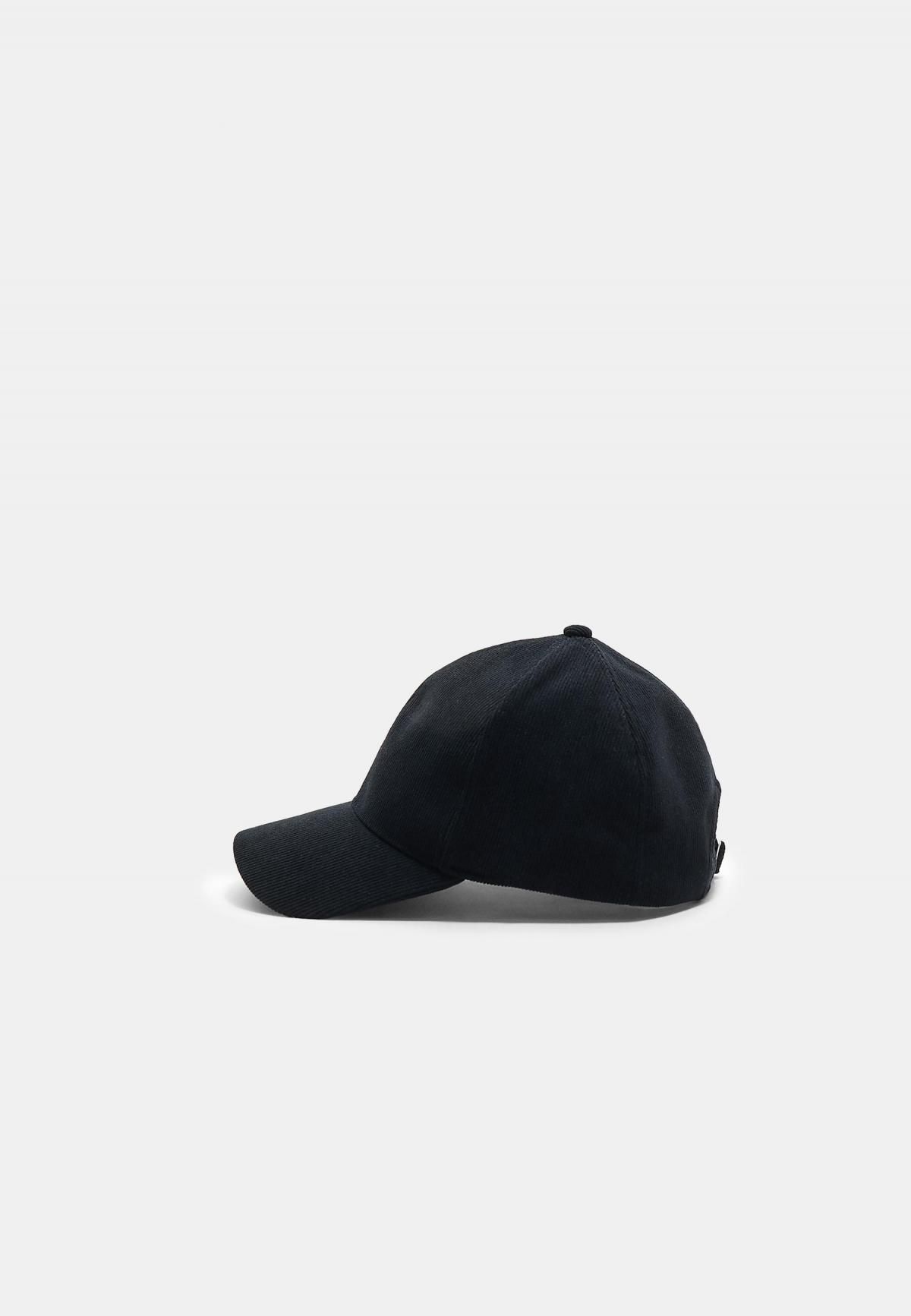 스트라디바리우스 베이직 텍스처 캡모자 3838/903 BLACK - 상세 이미지 2
