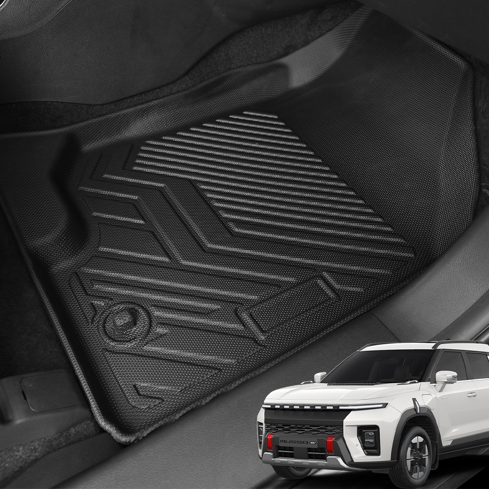 무쏘 EV TPE 카매트 풀세트 바닥매트 - 상품 이미지