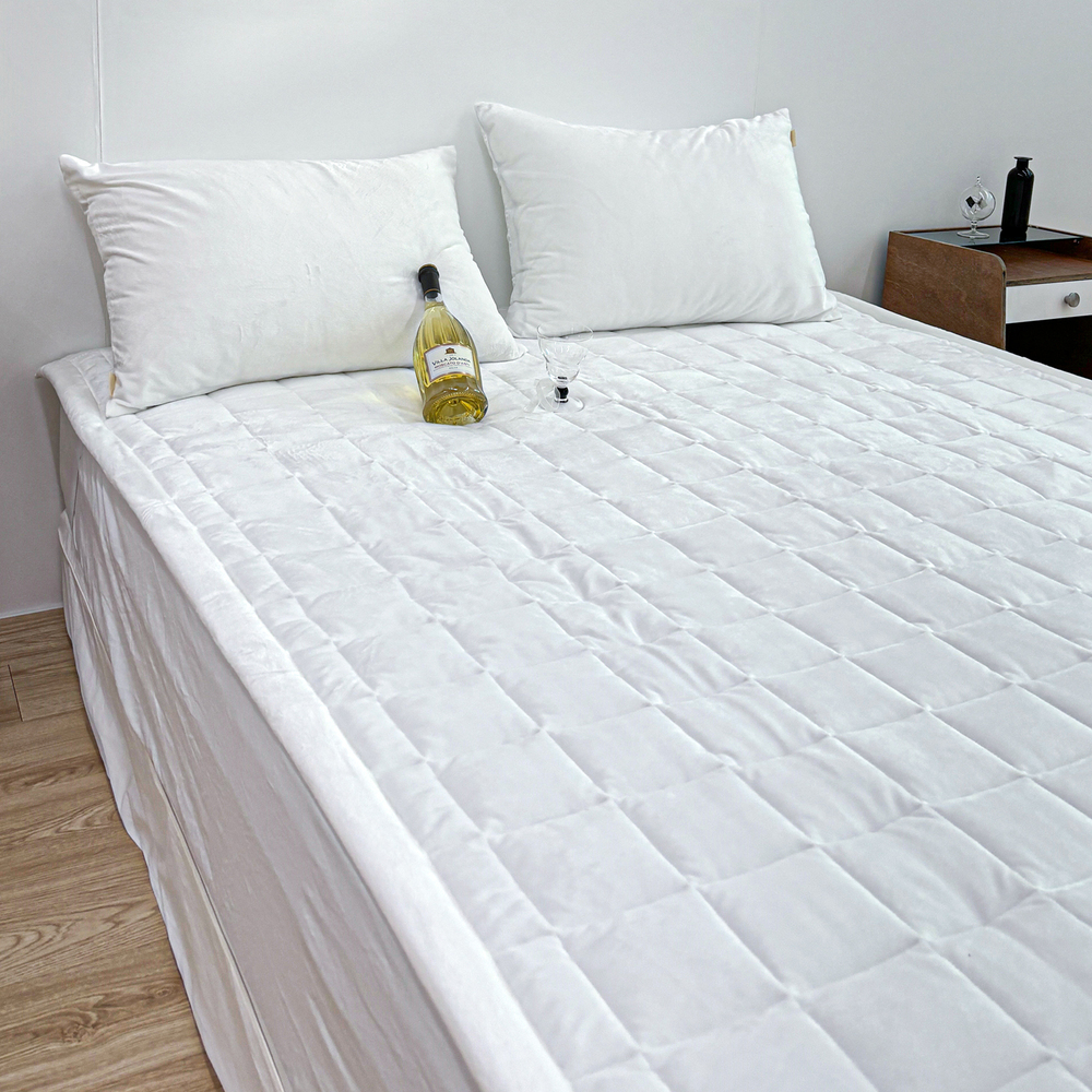 포근한 윈터테일 겨울 밍크 극세사 고정밴딩 침대패드 스노우 폭스, SS(슈퍼싱글)