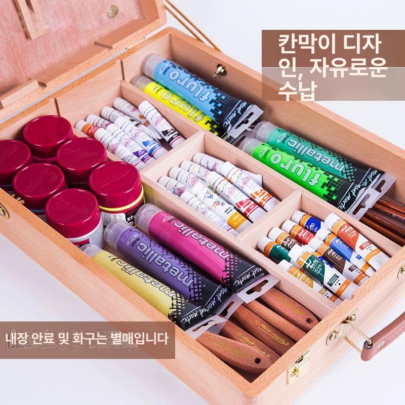 다기능 화방 휴대용스케치 나무이젤 스케치 야외 삼각대 선반 스타일1 화구박스 소 - 상세 이미지 5