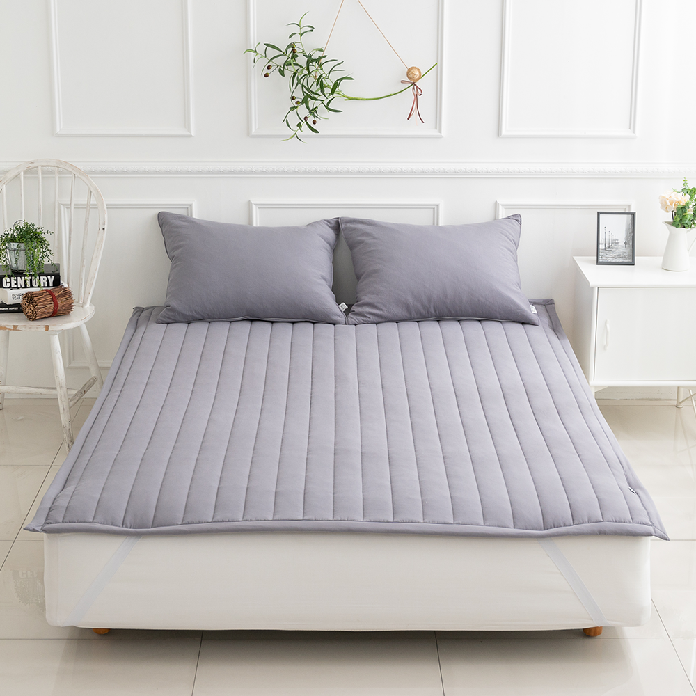 쿠에뜨 알러지케어 하리 워싱 무지 SS 고정밴드 논슬립 먼지없는 침대패드