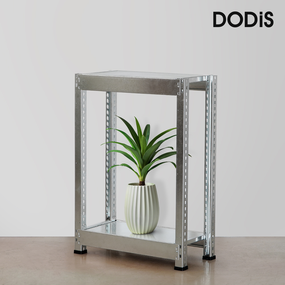 누들랙 2단 실버랙 아연랙 경량랙 철제 메탈 선반 창고 앵글 6003001200