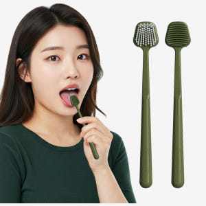 오던톨로지 혀클리너 양면 혀 백태제거 혓바닥백태 설태 1개 (샘플 포함) 실사용 후기 | 효과 있을까? - 상품 이미지 1
