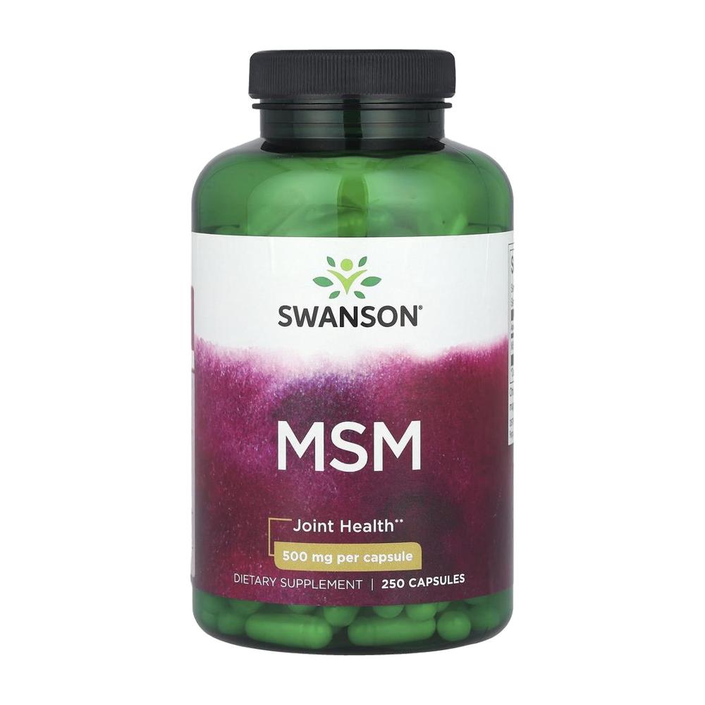 스완슨 MSM 500mg 엠에스엠 식이유황 250정 - 상품 이미지