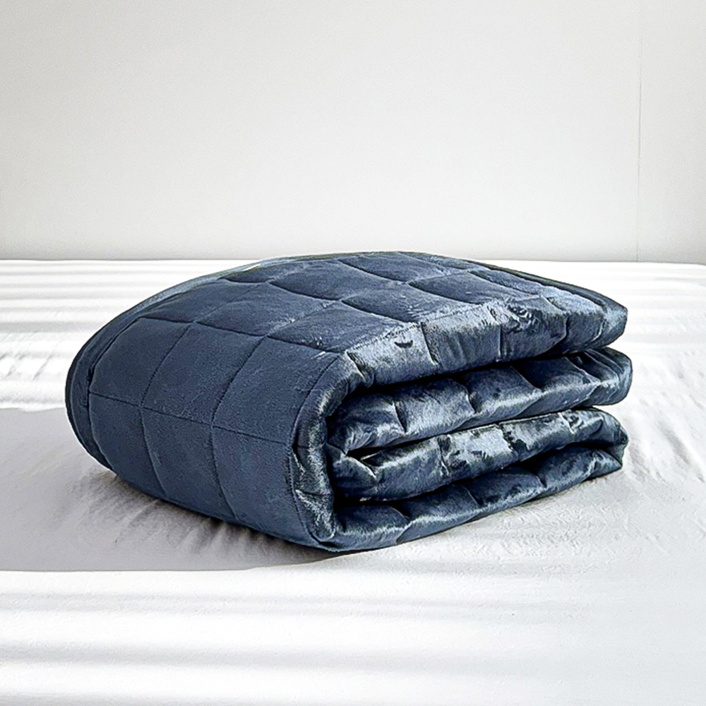 포근한 윈터테일 겨울 밍크 극세사 고정밴딩 침대패드 웨일 블루, SS(슈퍼싱글)