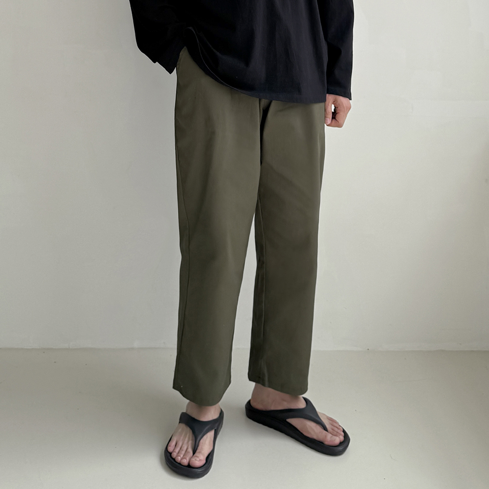 1+1 테이퍼드핏 치노팬츠 벌룬팬츠 남자통바지 - 상세 이미지 2
