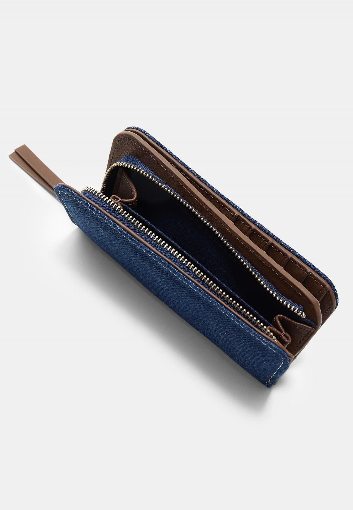 스트라디바리우스 데님 지퍼 지갑 3724/913 MEDIUM BLUE DENIM - 상세 이미지 2