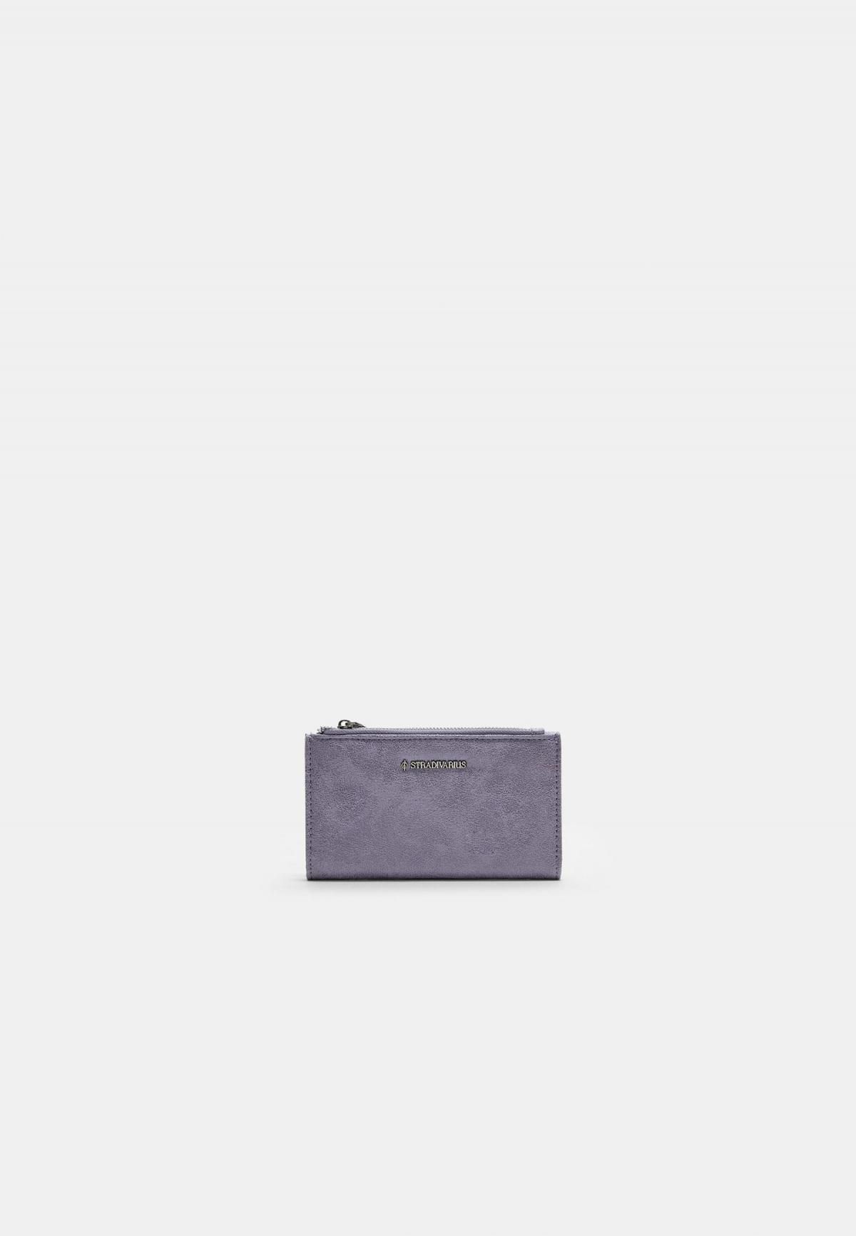 스트라디바리우스 샤이니 지퍼 카드지갑 0560/901 MAUVE - 상품 이미지