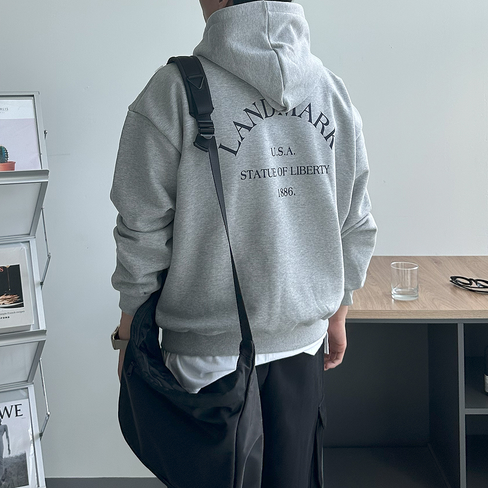 남자 후드티 레터링 쭈리 오버핏 커플 후드티 남자 맨투맨