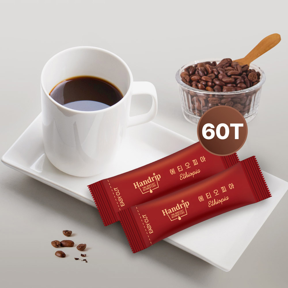 핸드립 드립용 분쇄원두커피 에티오피아 예가체프 드립스틱 10gx60개입(벌크형) - 상세 이미지 3