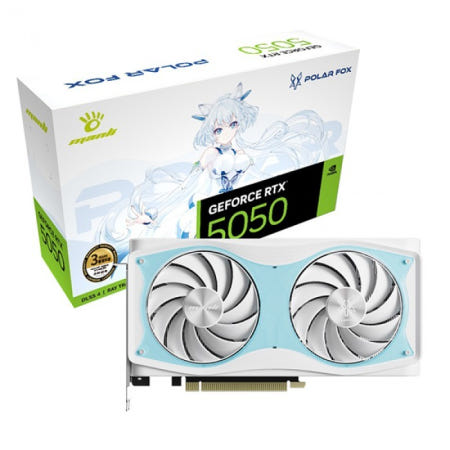 MANLI 지포스 RTX 5050 Polar Fox OC D6 8GB 인텍앤컴퍼니 / M