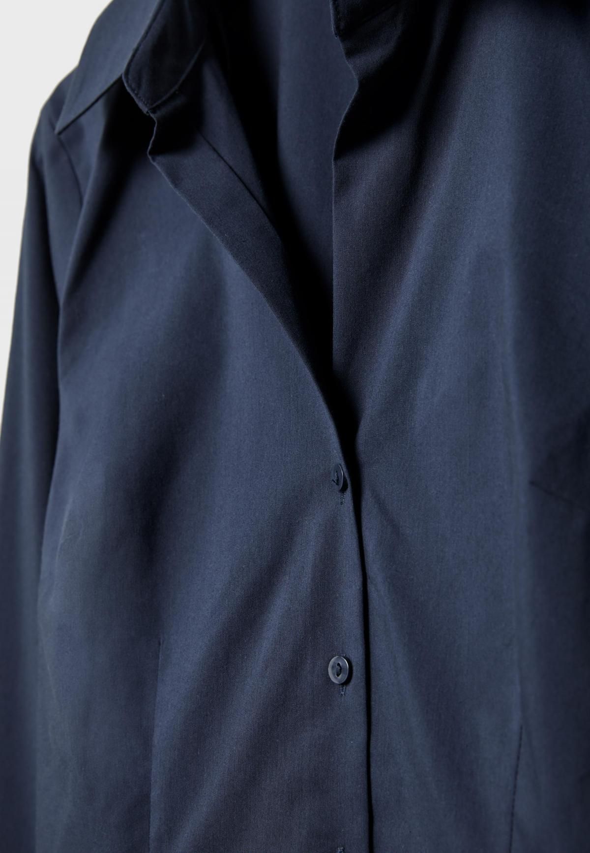 스트라디바리우스 베이직 네이비 슬림핏 긴팔 셔츠 6012/703 NAVY BLUE - 상세 이미지 3
