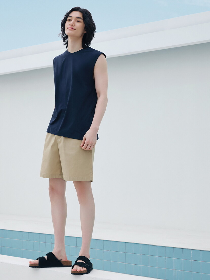 탑텐 남성 코튼 밴딩 쇼츠_MSE2PH1201