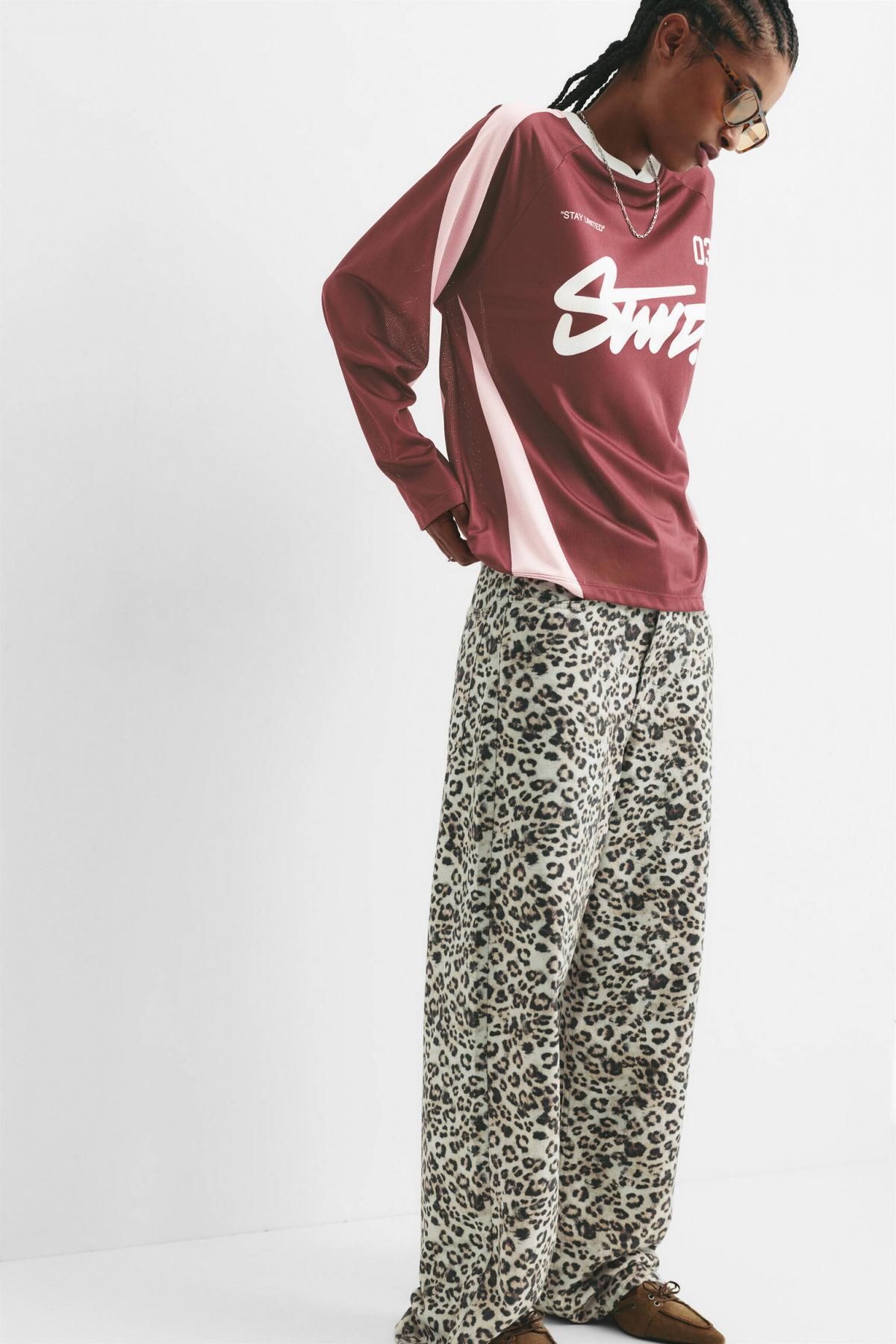 풀앤베어 스트리트 풋볼 테크니컬 STWD 긴팔 티셔츠 7152/347 MAROON - 상세 이미지 2