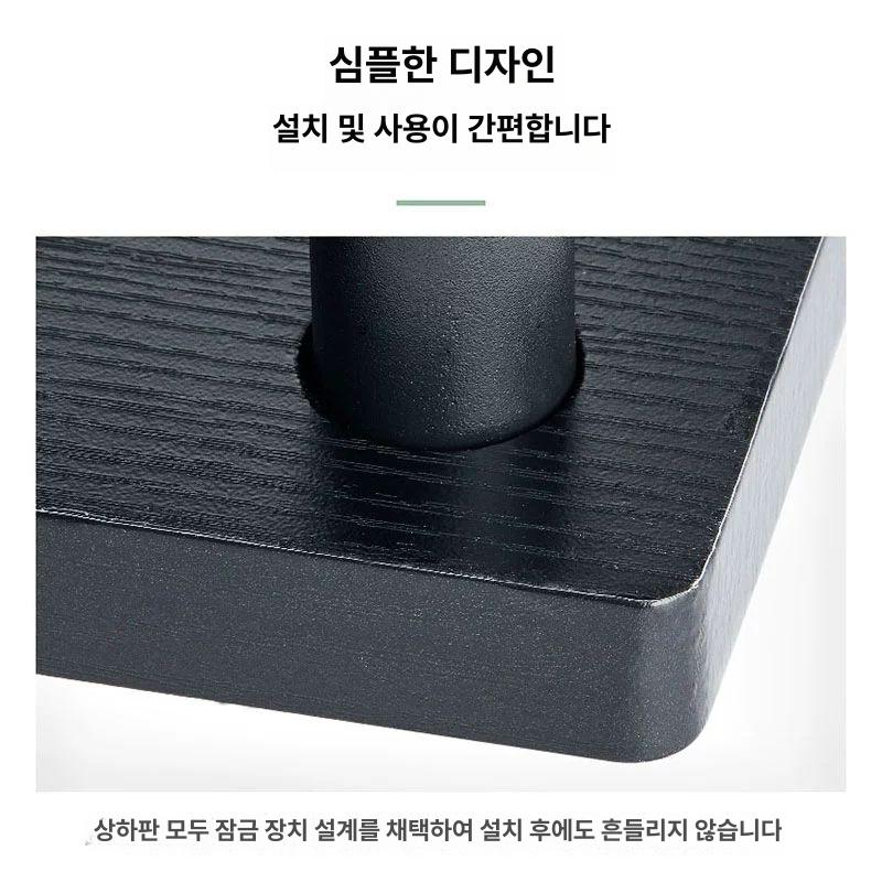 스피커스탠드 받침대 모니터 하이파이 책상용 높이 센터 스피커 선반 삼각대 높이 20cm 패널 15x20cm 하나 - 상세 이미지 5