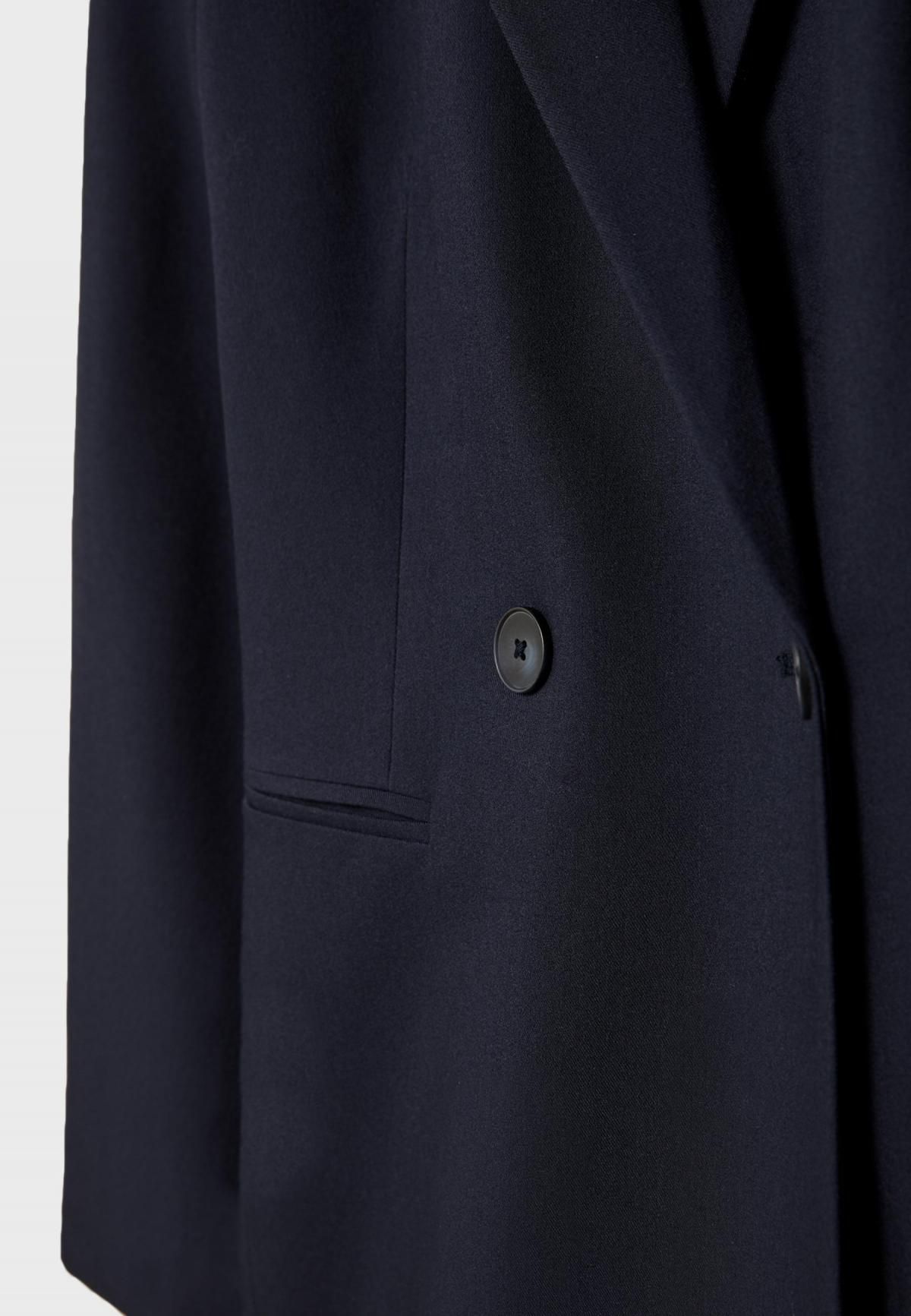 스트라디바리우스 테일러드 슬림핏 더블브레스트 블레이저 1901/638 DARK BLUE - 상세 이미지 3