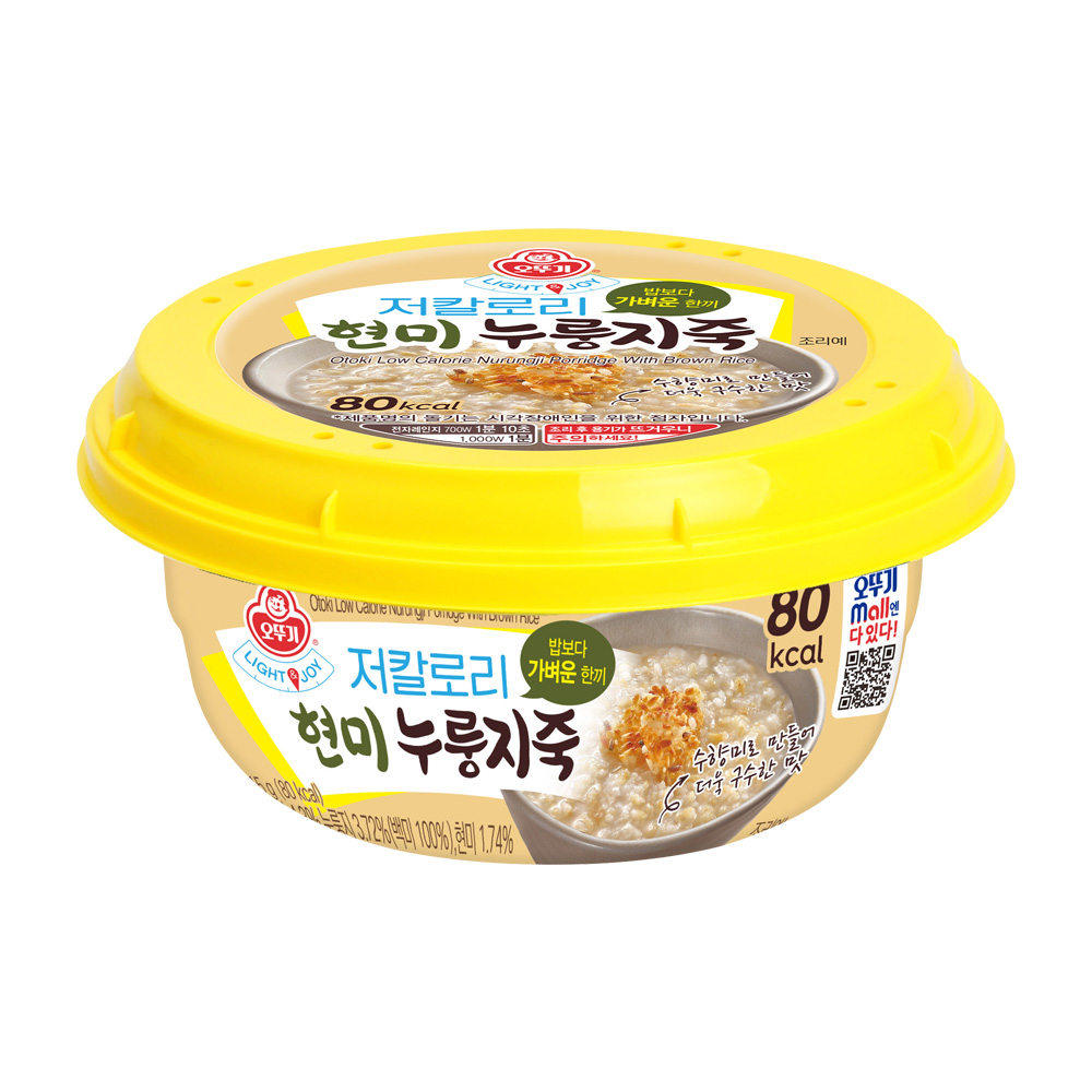 오뚜기 Light&Joy 저칼로리현미누룽지죽 215g, 1개 - 상품 이미지