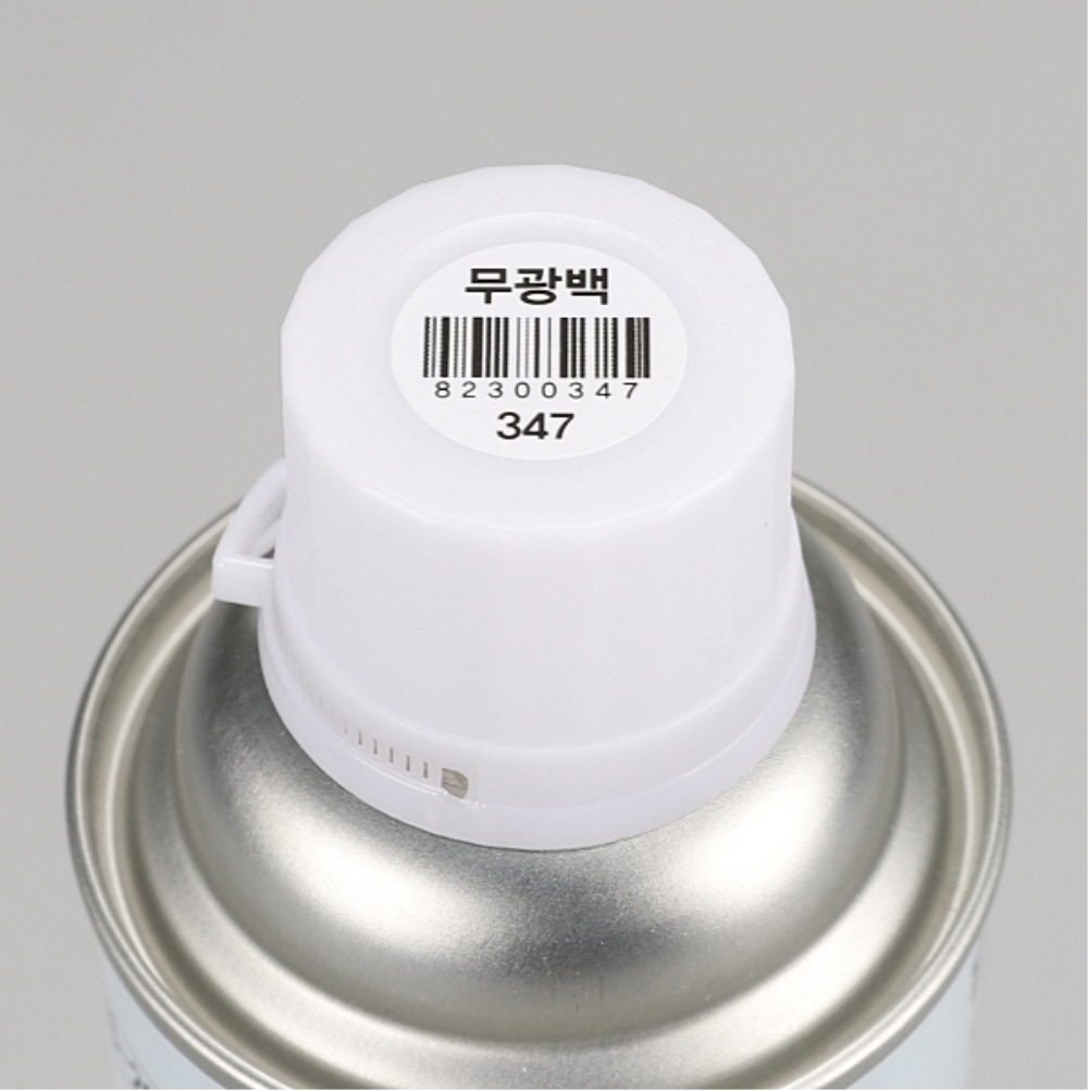 일신케미칼 락카 스프레이 페인트 420ml 347 무광백색 - 상세 이미지 3
