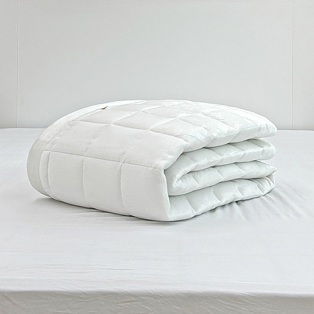 포근한 윈터테일 겨울 밍크 극세사 고정밴딩 침대패드 스노우 폭스, SS(슈퍼싱글)